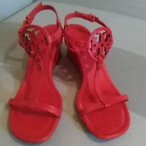 Orange sandals size 8.5
